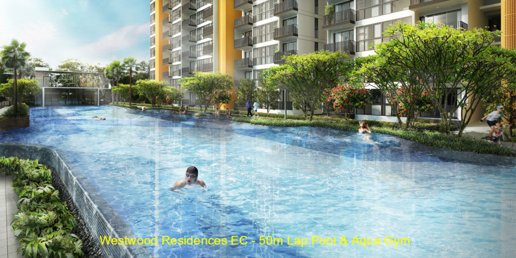 Westwood Residences EC - 50 Metres Lap Pool & Aqua Gym